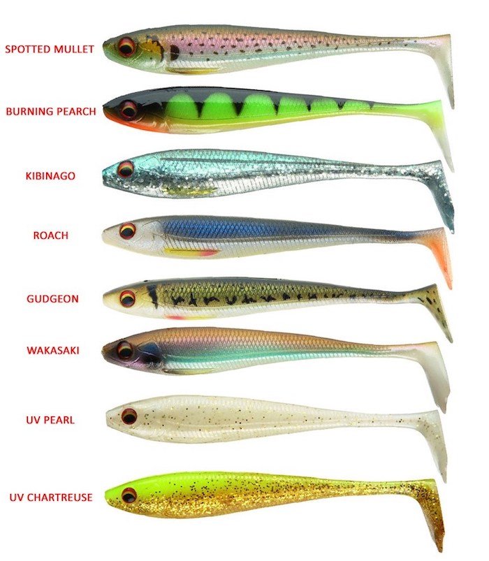 duck fin shad colors